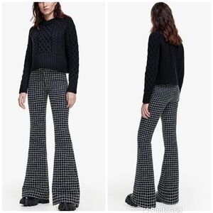 Smythe Bootcut Pant in Black Grid New with Tags!